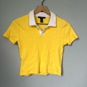 Forever 21  Juniors Girls Crop Shirt Size Large